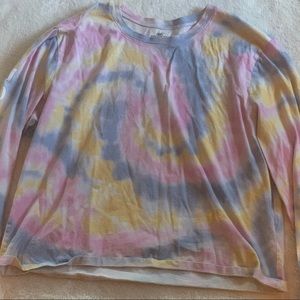 Hollister tie dye long sleeve